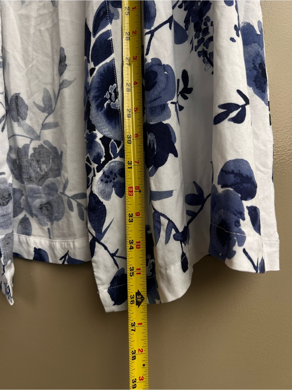 Yumi Kim Blue White Robe M Kimono Resort Boho Beach Resort Vacation Romantic Spa - Picture 14 of 14